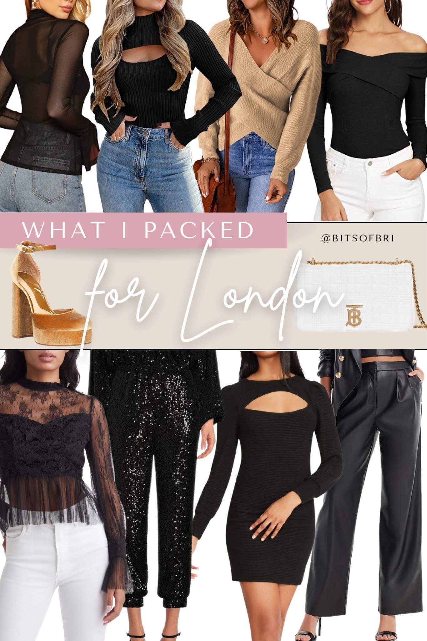 What I packed for London | fall fashion outfit ideas for traveling to London, all black amazon fashion

#LTKshoecrush #LTKitbag #LTKSeasonal