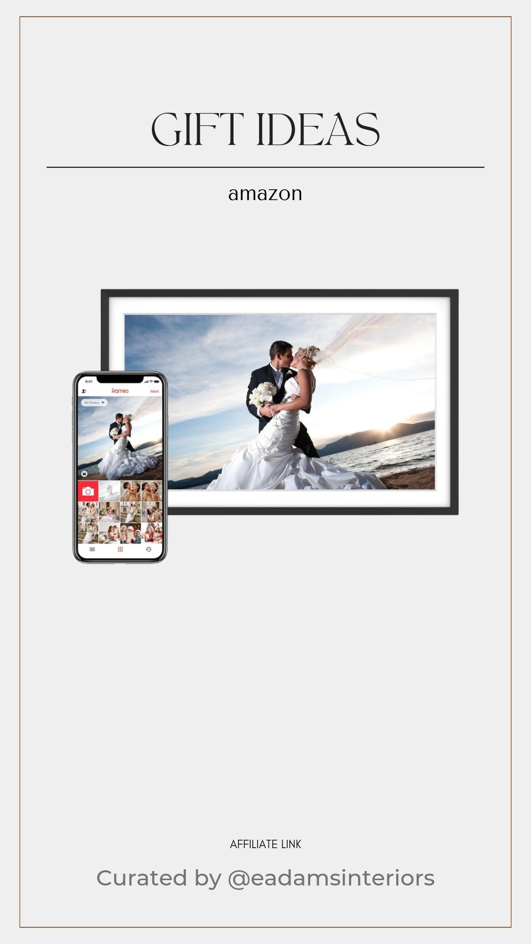 Absolutely love this digital frame from Amazon. It's a great size! Upload all your photos and see them daily instead of keeping them on your phone. Great gift idea!

#LTKGiftGuide #LTKSaleAlert #LTKHome