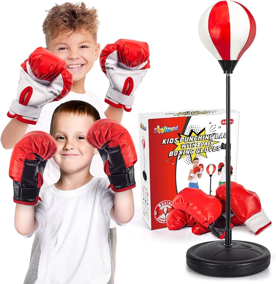 Punching Bag for Kids Included 2 Pack Boxing Gloves, Boxing Toys for Boys, Boxing Bag Sets with H... | Amazon (US)