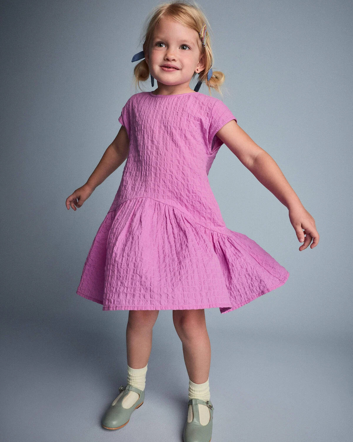 Toddler Girl Asymmetrical Drop-Waist Dress - Pink - Otter Avenue | Carter's | Carter's Inc