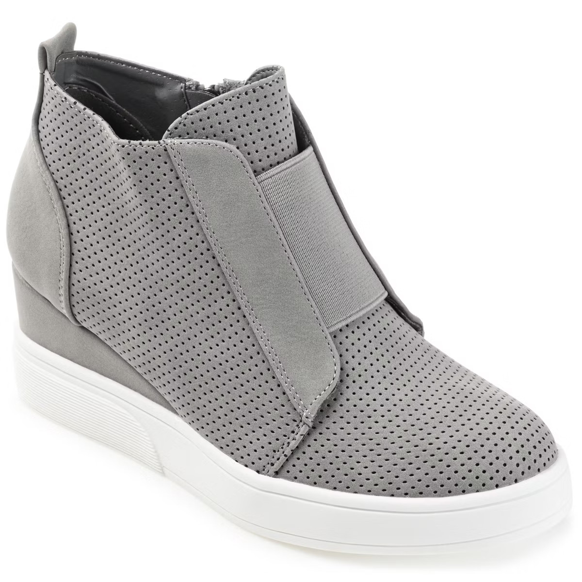 Journee Women's Clara Medium and Wide Width Wedge Sneakers | Target