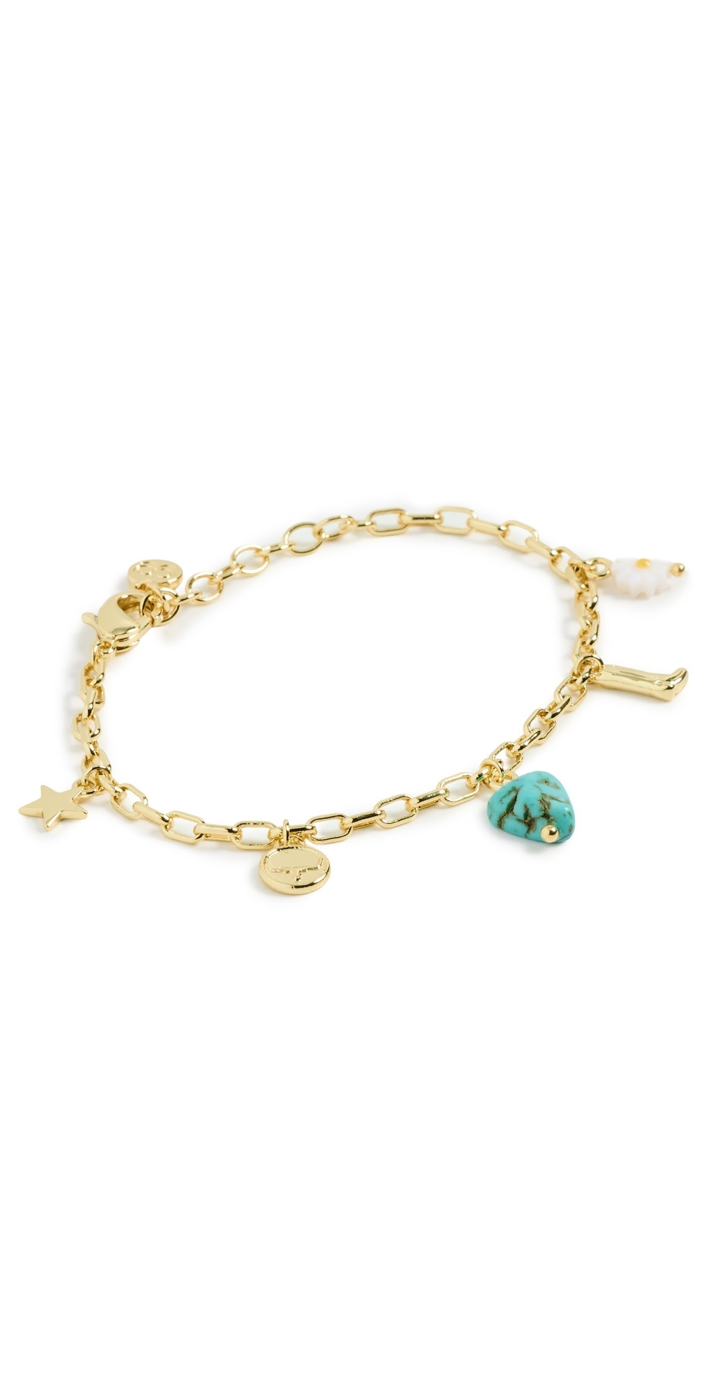 Gorjana Western Mini Charm Bracelet Gold One Size | Shopbop