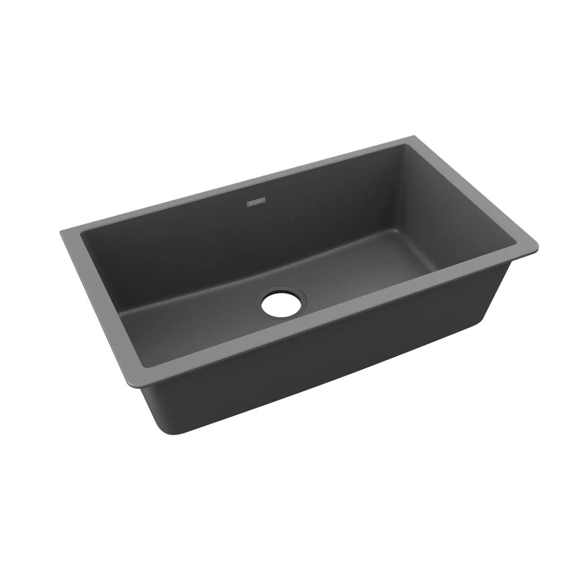 Elkay Quartz Classic 33" x 18-7/16" x 9-7/16" Single Bowl Undermount Sink, Graphite ELGRU13322GT0 | Wayfair North America