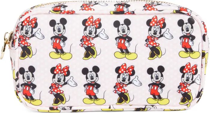 x Disney Mickey & Minnie Small Zip Pouch | Nordstrom