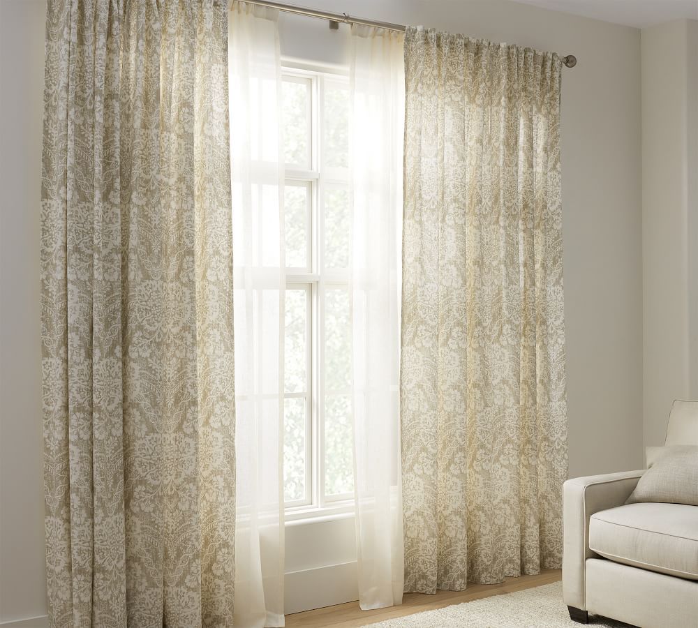 Bernyce Printed Curtain | Pottery Barn (US)