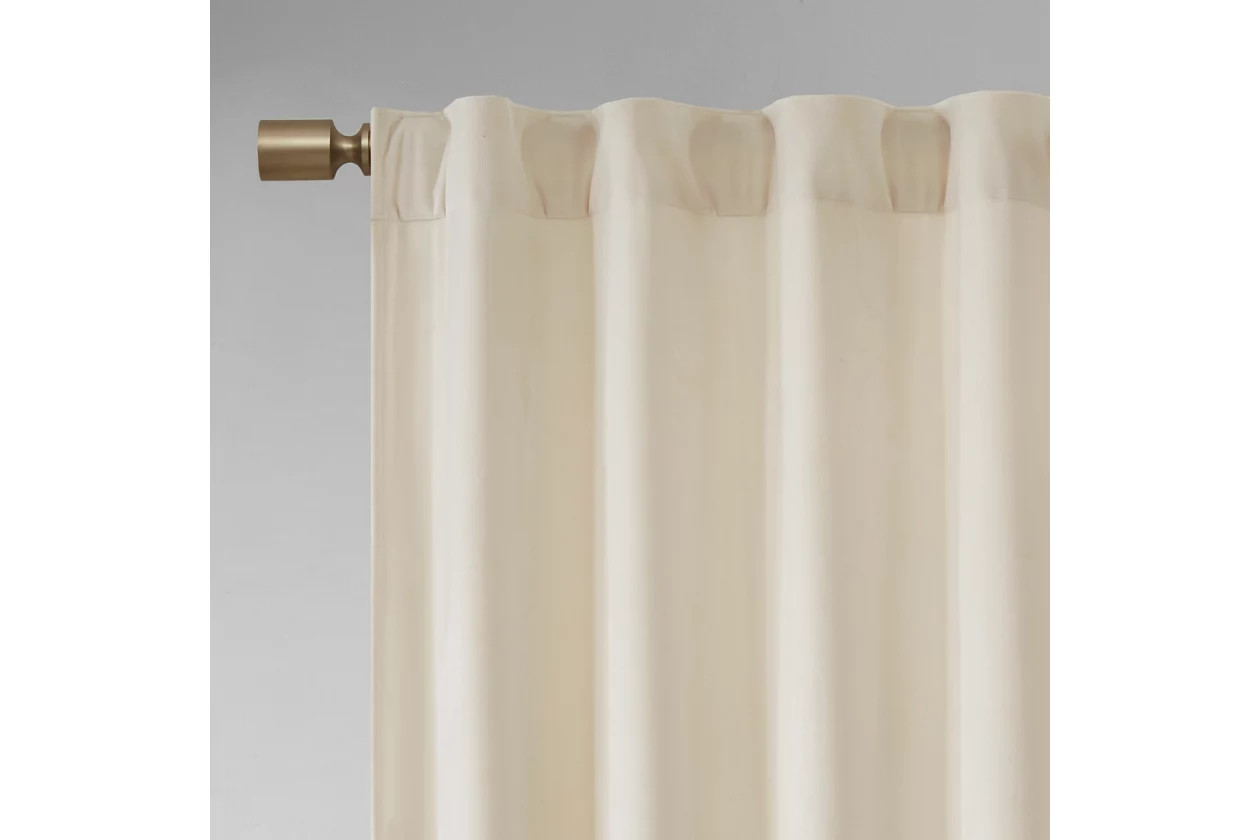 Colt Velvet Room Darkening Rod Pocket/Back Tab Window Panel Pair | Ashley Homestore