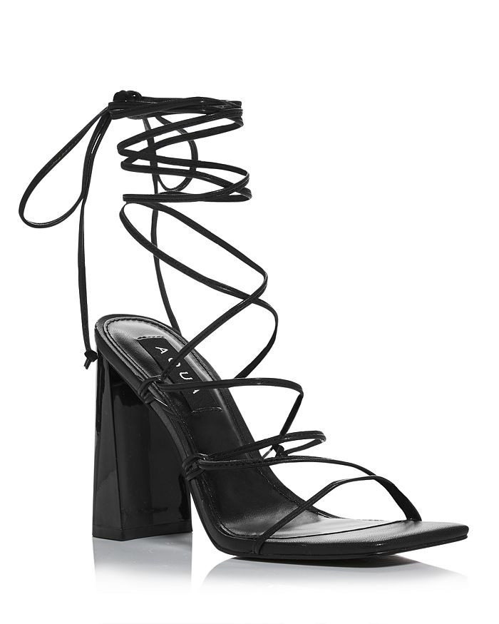 Women's Leah Ankle Tie High Heel Sandals - 100% Exclusive | Bloomingdale's (US)
