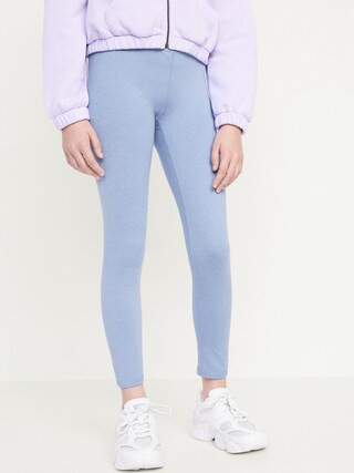 High-Waisted PowerPress 7/8-Length Leggings for Girls | Old Navy (US)
