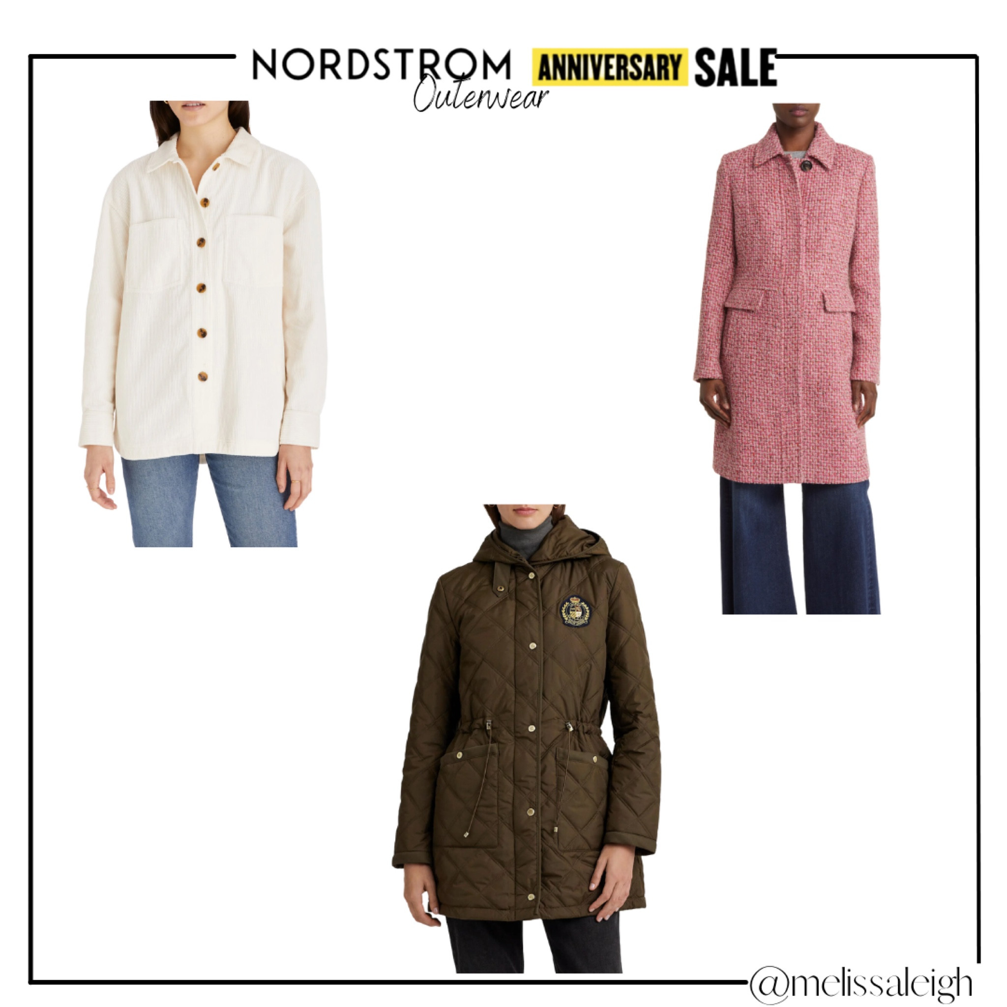 Nordstrom anniversary sale, Nordstrom, Nordstrom sale, n sale 2023, fall outfit, fall style, sale finds, fall fashion, fall staple items, fall outerwear, coats, shacket, pink tweed long coat, Ralph Lauren quilted puff coat, preppy style, classic style 

#LTKSeasonal #LTKxNSale #LTKFind
