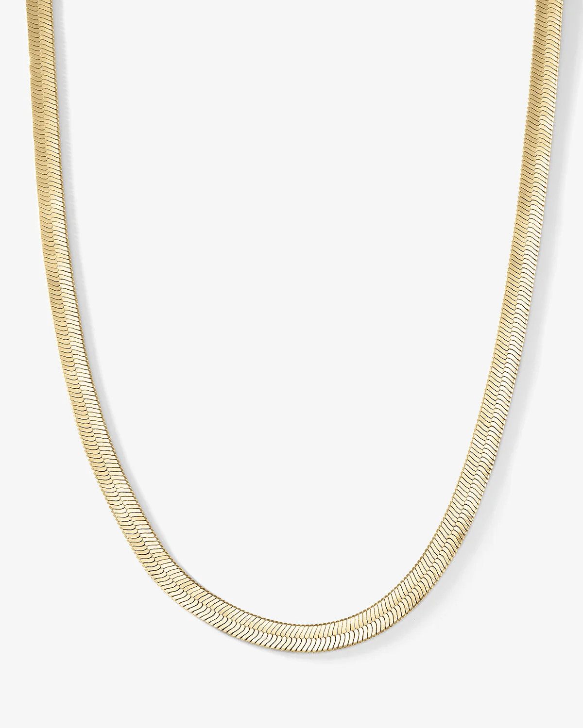 Herringbone Chain 15"" - Gold | Melinda Maria Jewelry