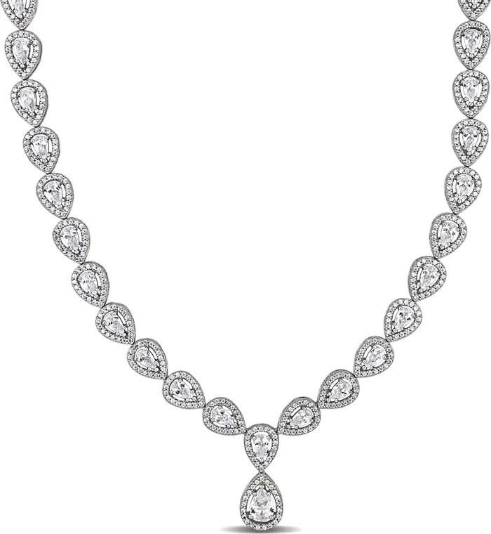 Julianna B. Cubic Zirconia Teardrop Necklace | Nordstrom | Nordstrom