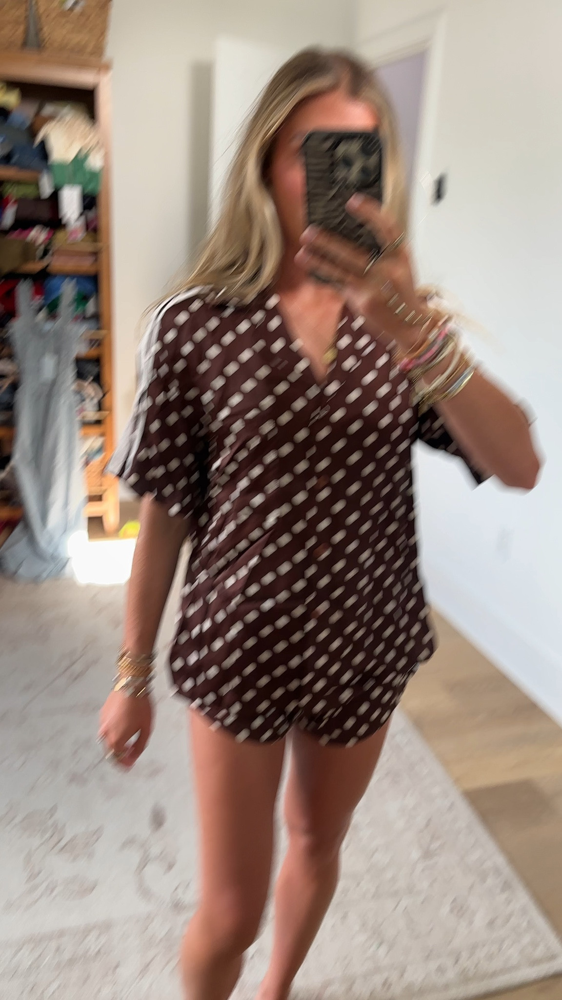 Amazon size small Verdusa Women's 2 Piece Polka Dots Satin Matching Sets Striped Button Up Shirts with Shorts Summer Outfits

#LTKootd #LTKSaleAlert #LTKdayinmylife