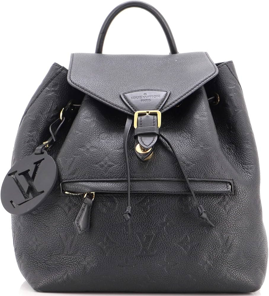 Amazon.com: Louis Vuitton, Pre-Loved Montsouris NM Backpack PM, Black : Amazon Luxury | Amazon (US)