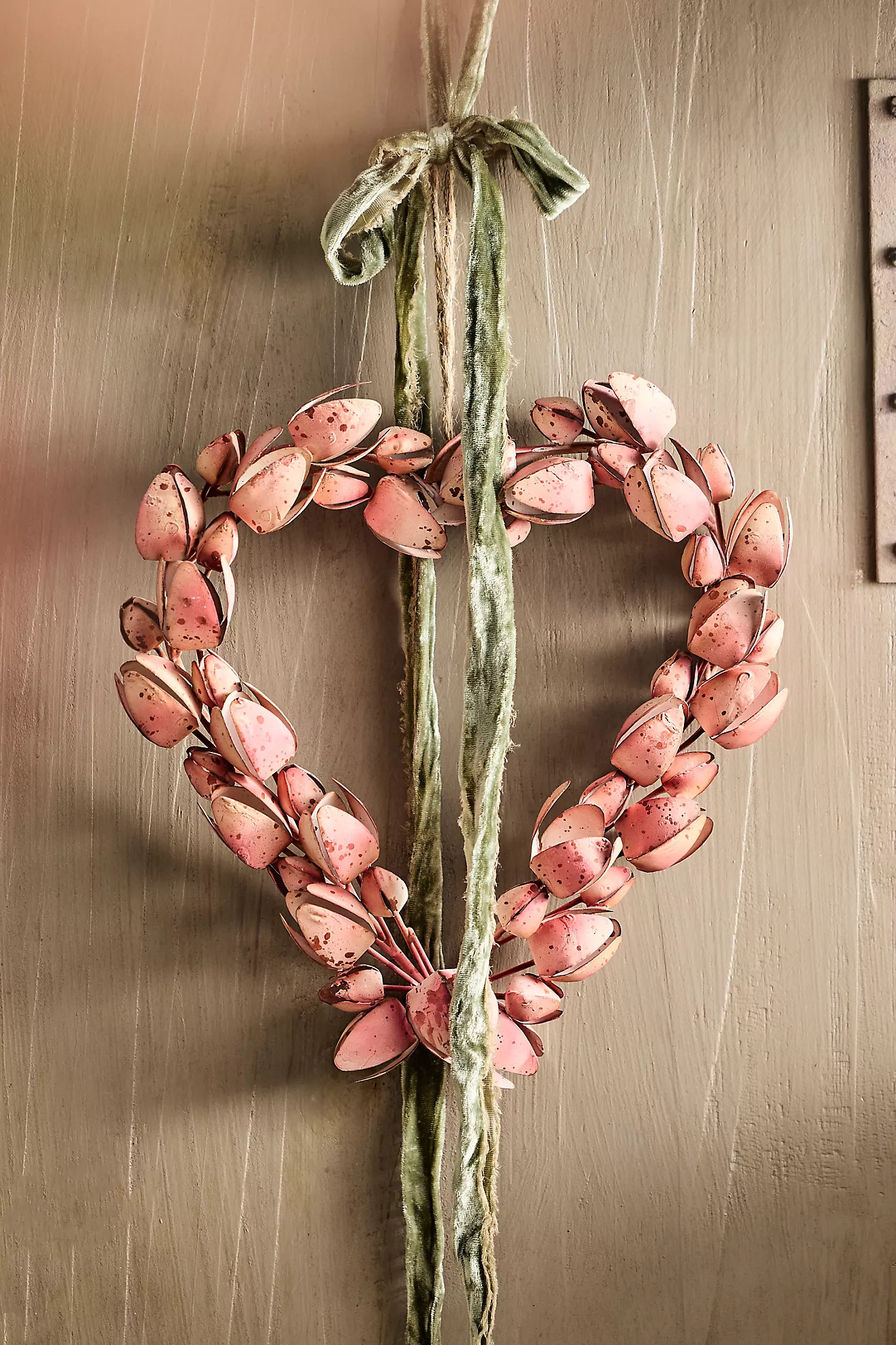 Tulip Heart Iron Wreath | Anthropologie (US)