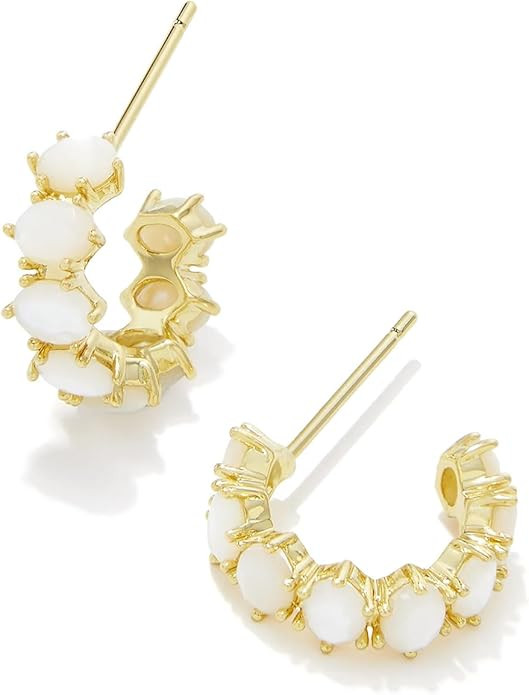 Kendra Scott Cailin Crystal Huggie Earrings, Fashion Jewelry For Women | Amazon (US)