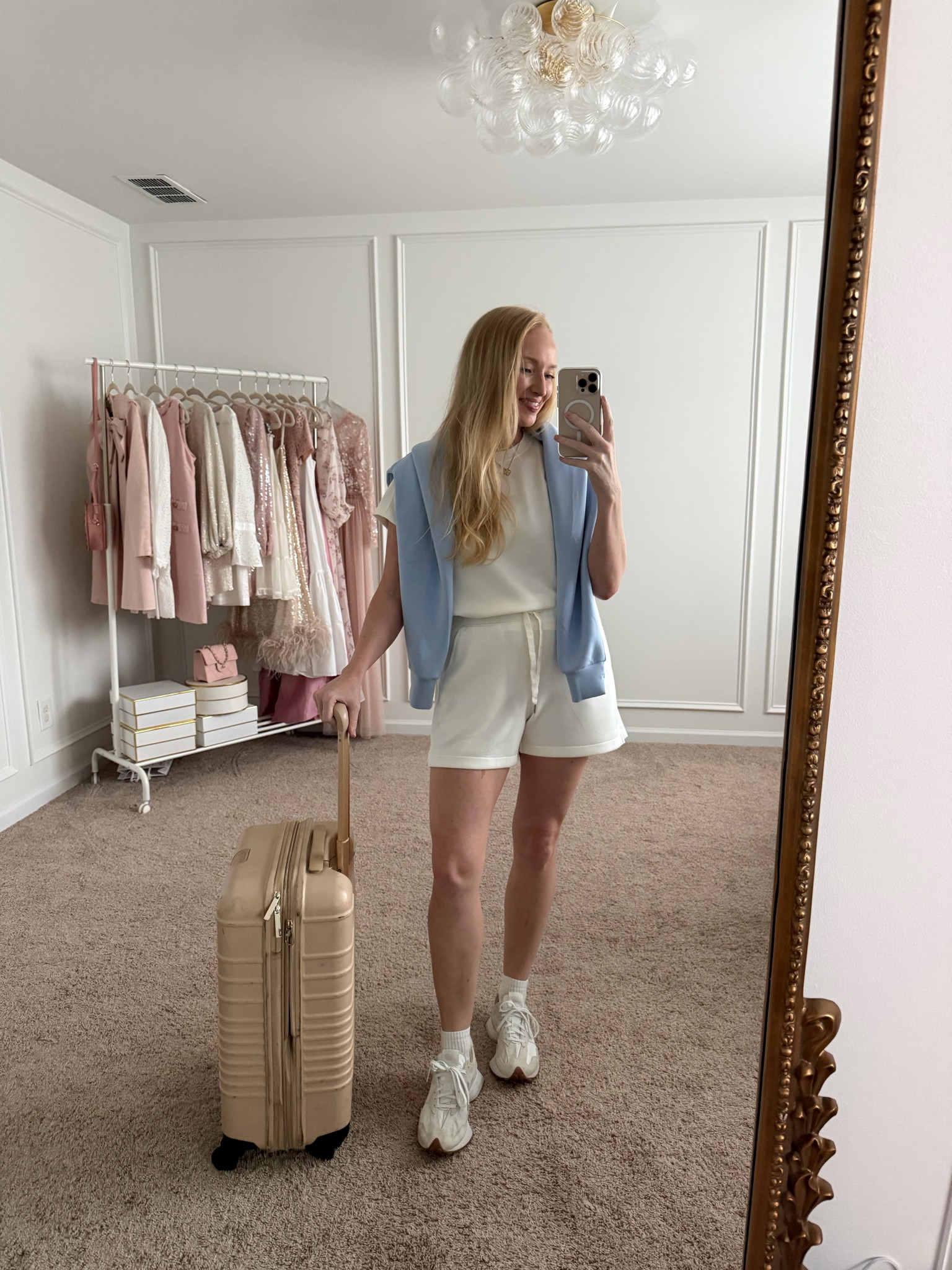 What I wore for an 8 hour road trip to Disney! It’s nursing friendly and a summer version of my go to travel outfit. Wearing a size small in the top and shorts. Use code AMANDAJOHNXSPANX for 15% off your first purchase. 

Spanx air essentials // spanx outfit // summer travel outfit // carry on luggage // road trip outfit // summer athleisure // nursing friendly summer outfit

#LTKootd #LTKmomlife #LTKgrwm