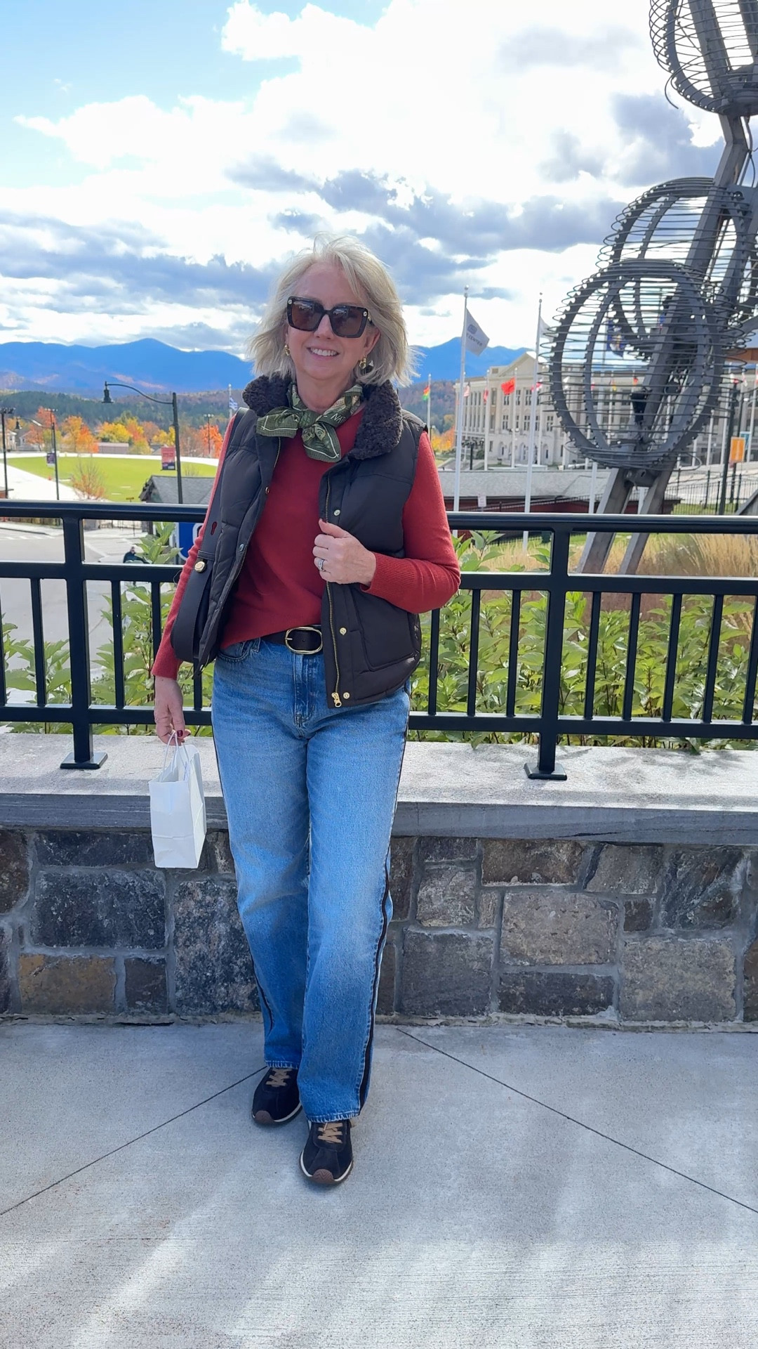 I created this casual travel look at J.Crew. The puffer vest was perfect for this crisp fall day. And these are the perfect jeans for exploring  

#LTKTravel #LTKSeasonal #LTKTall