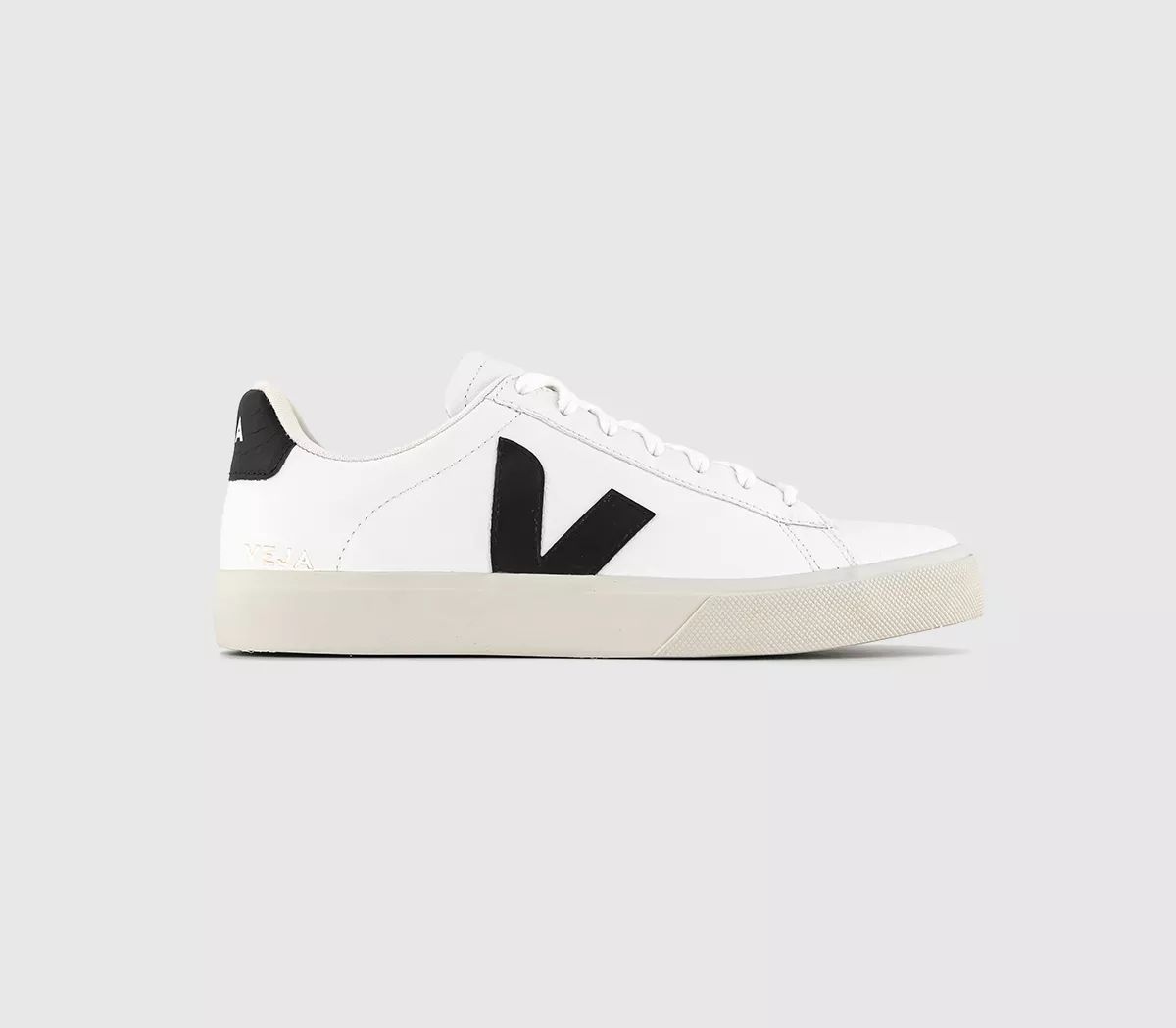 VEJA
								Campo Trainers
								White Black Leather | OFFICE London (UK)