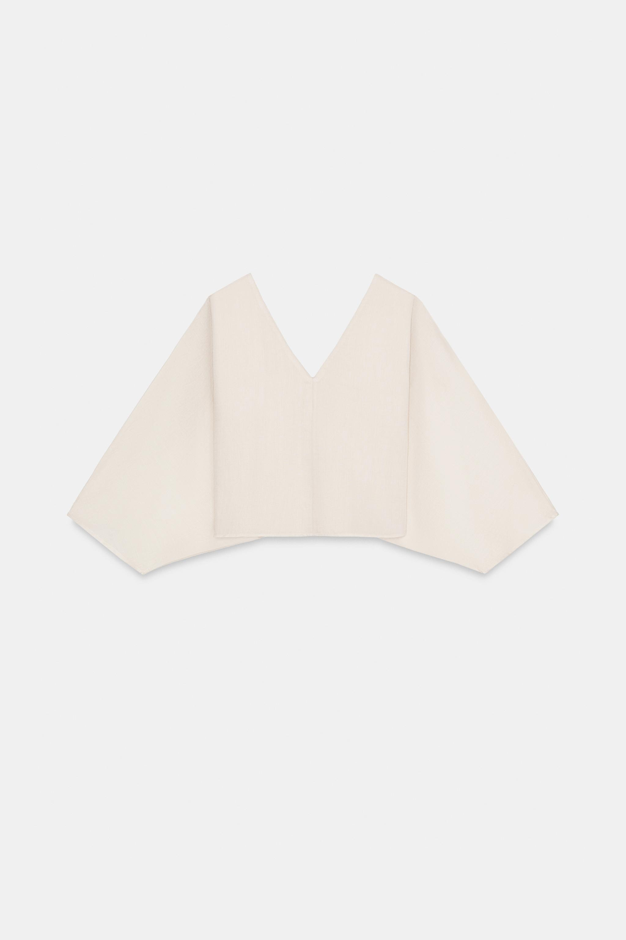 COMBINATION KNIT BLOUSE | Zara US