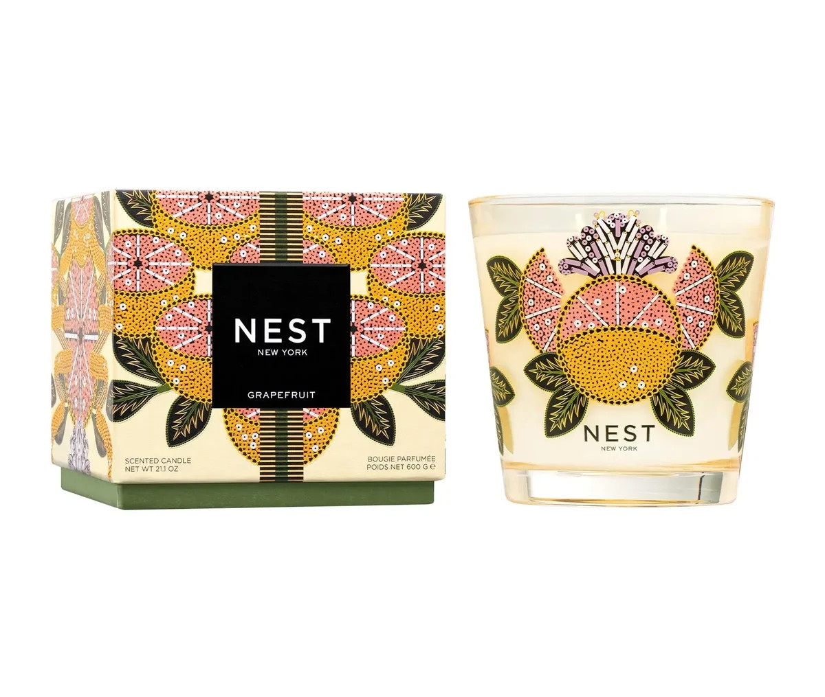 Grapefruit Decorative 3-Wick Candle | NEST Fragrances
