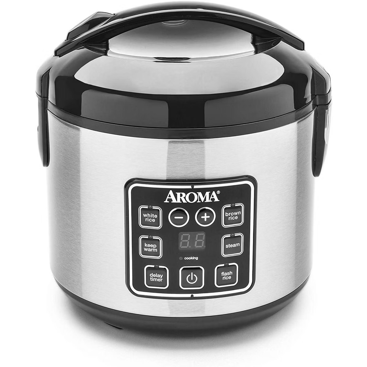 Aroma 64 Ounces Digital Cool-Touch Rice Cooker and Food Steamer, Stainless Manufacturer Refurbish... | Target