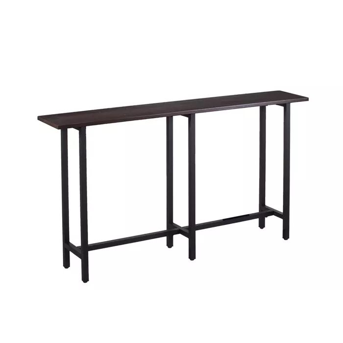 Harley Long Narrow Console Table Espresso Brown - Aiden Lane | Target