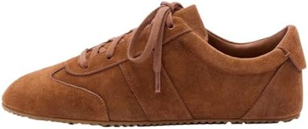 Lace-Up Fashion Sneakers for Women Comfortable Non Slip Tennis Sneaker Lightweight Arch Support W... | Amazon (US)