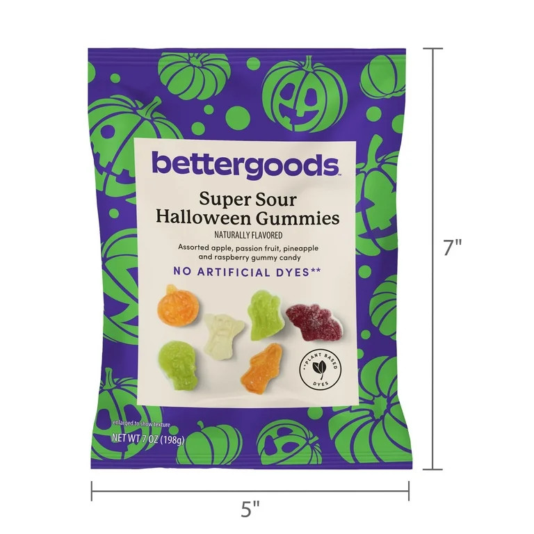 bettergoods Super Sour Halloween Gummies, 7 oz - Walmart.com | Walmart (US)