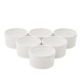8 oz White Ceramic Ramekins for Baking, Creme Brulee, Souffle (6 Pack) | Michaels Stores