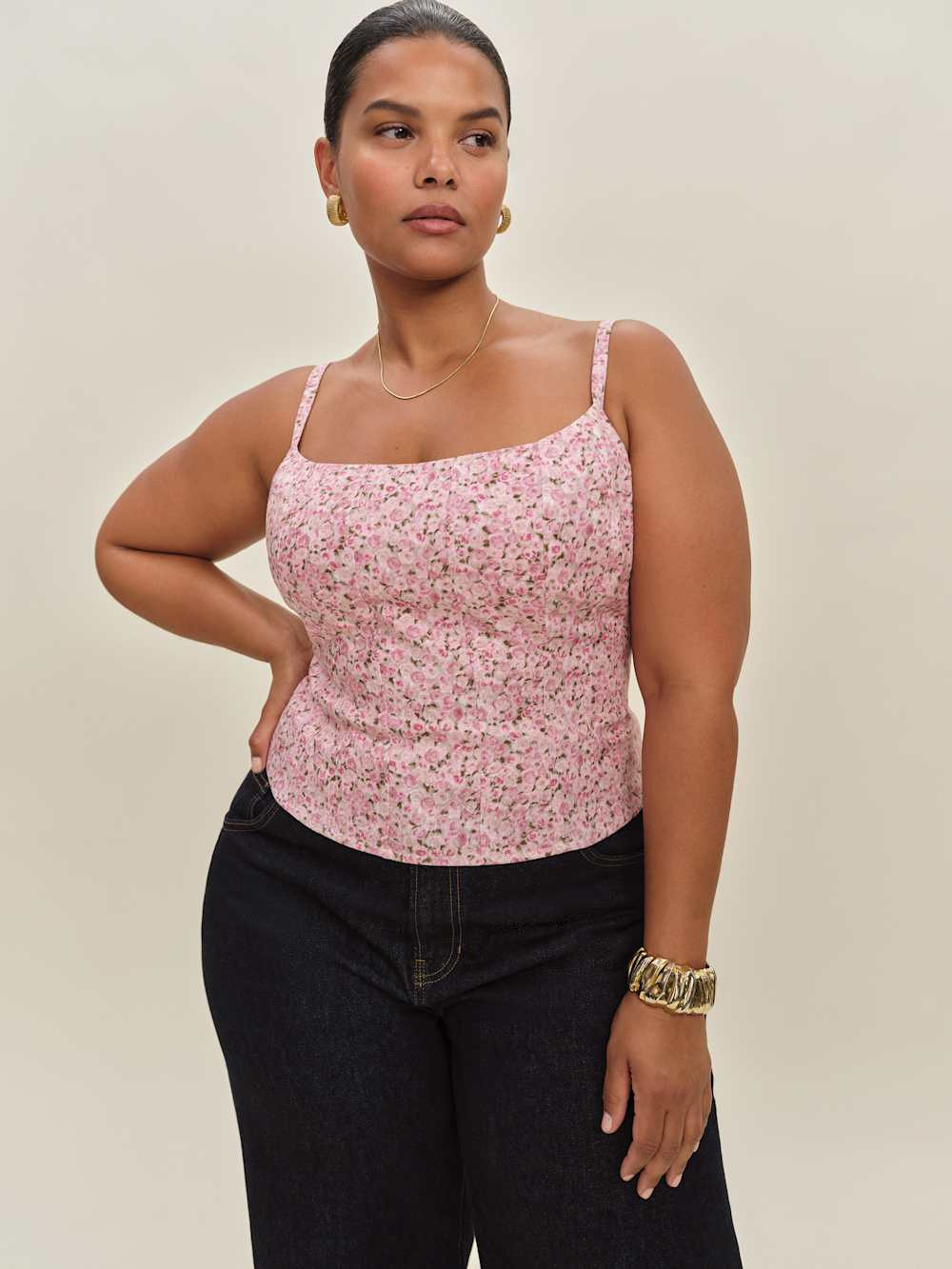 Hattie Linen Top Es | Reformation (Global)