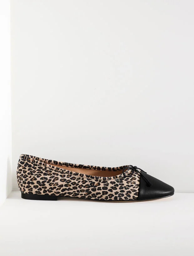 Ansly Suede Ballet Flats - Printed | Talbots