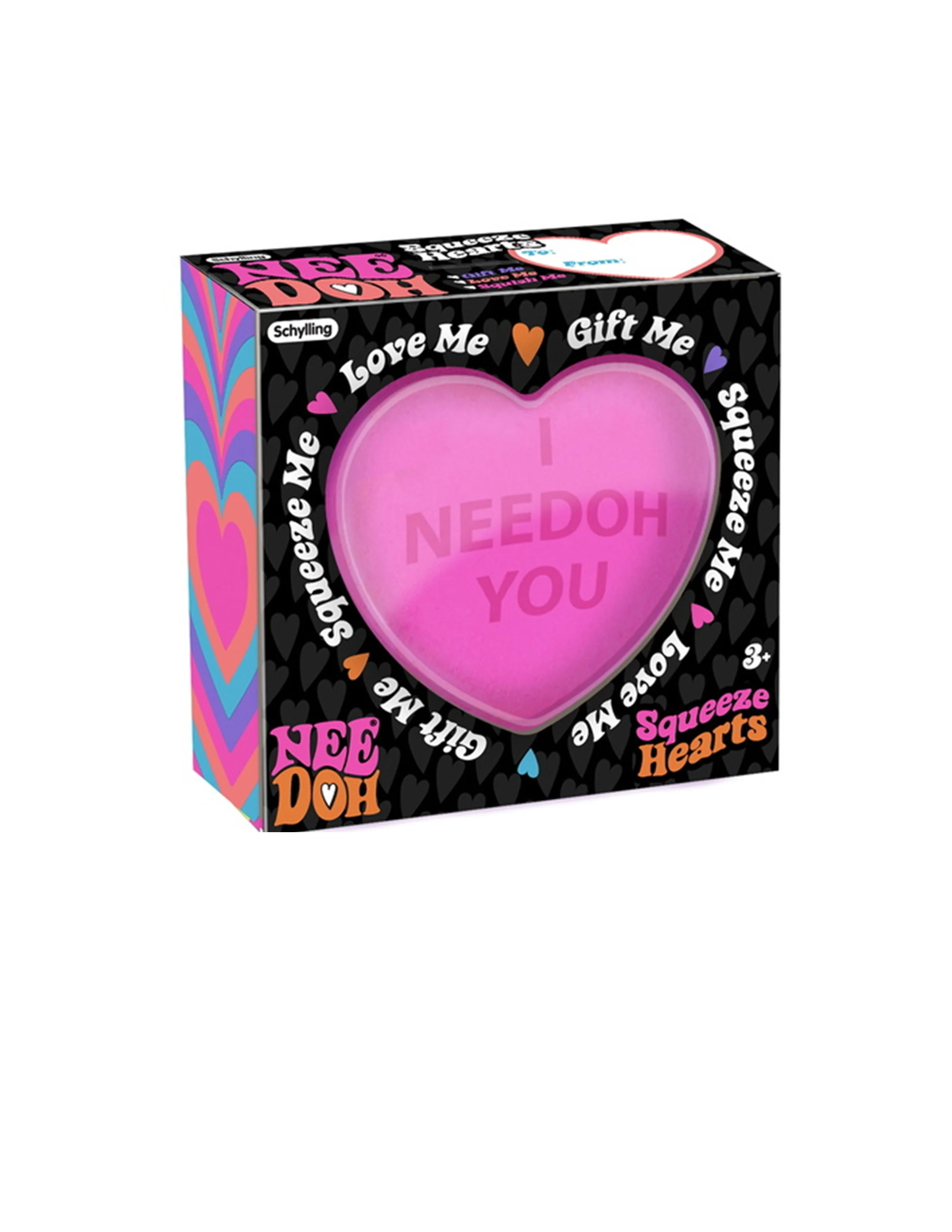 NeeDoh Squeeze Hearts Stress One per Orden  Random Color Ages 3+ | Walmart (US)