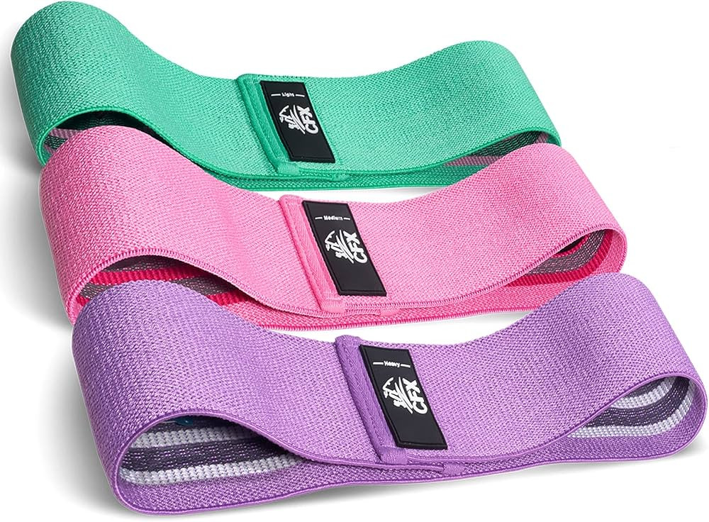 Resistance Bands Set, Exercise Bands with Non-Slip Design for HIPS & Glutes, 3 Levels Workout Ban... | Amazon (US)