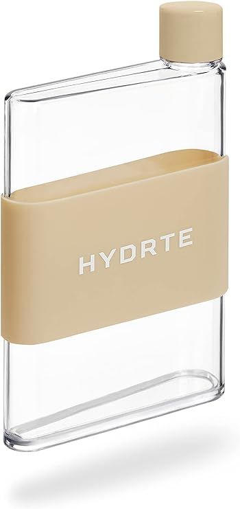 Hydrte Flat Water Bottle 13 oz, Leak Proof and Slim Water Bottle Design,The Purse Water Bottle, C... | Amazon (US)