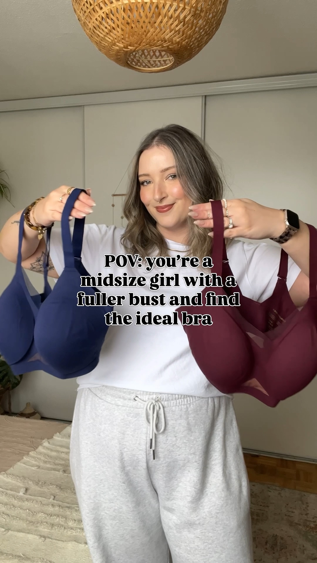 Love this comfy wirefree bra from Honeylove! I wear my usual size 34DD. Also linked my white tee and sweatpants, wearing L in both!

#LTKmidsize #LTKstyletip #LTKcurves