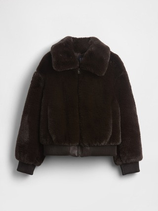 Faux Fur Bomber Jacket | Gap (CA)