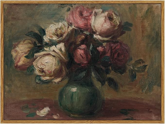 InSimSea Framed Art Print, Vintage Botanical Wall Art, 12X16in, Floral Home Decor for Bedroom, Ba... | Amazon (US)