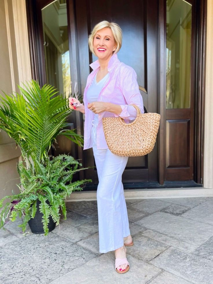 I wear linen every summer because it’s light, breathable, and has an easy effortless feel. Here’s a pretty look that is modern and chic.
🩷Scroll down to shop & follow for more

#LTKOver40 #LTKSeasonal