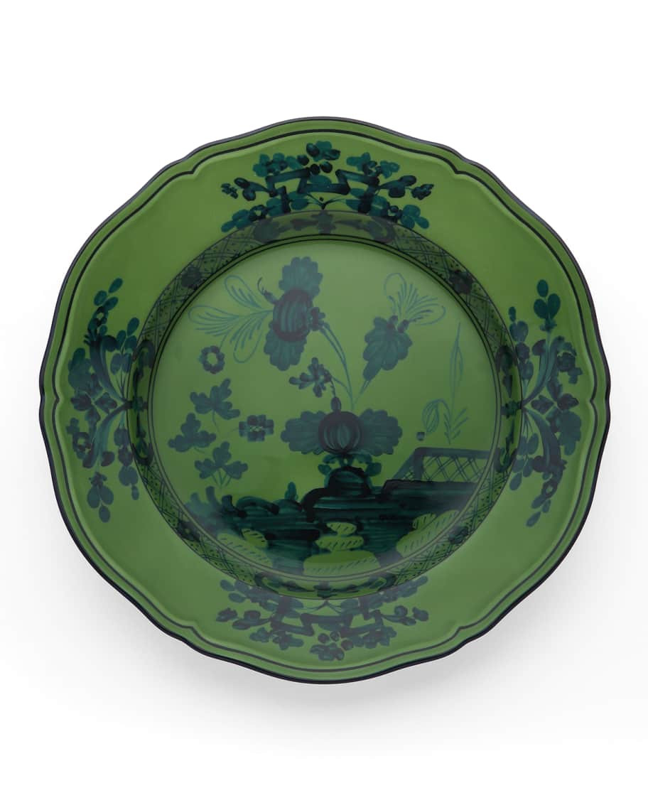 GINORI 1735 Oriente Italiano Dinner Plate, Malachite | Neiman Marcus