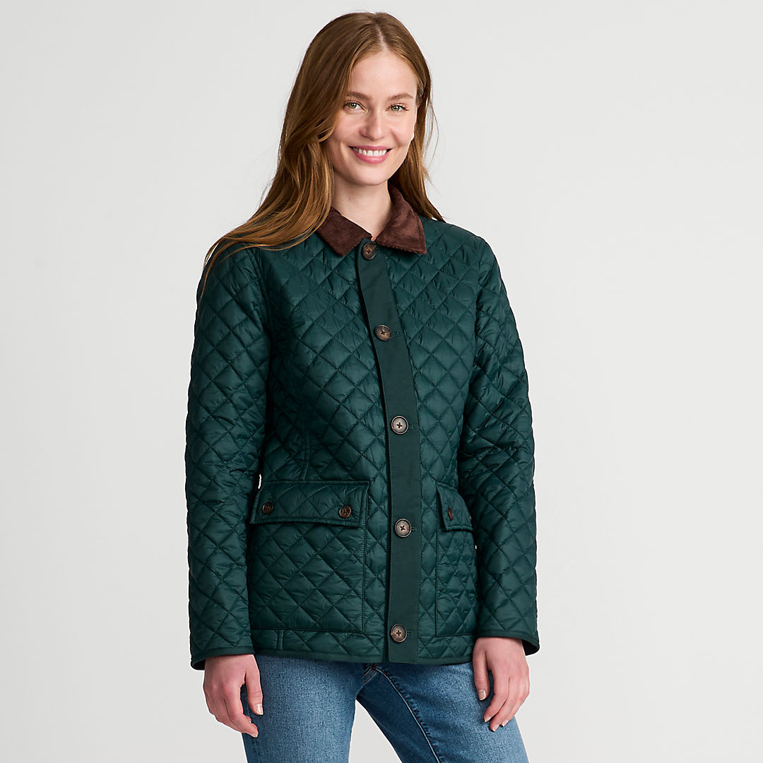 Women's Reversible Barn Quilted Jacket | Lands' End (US)