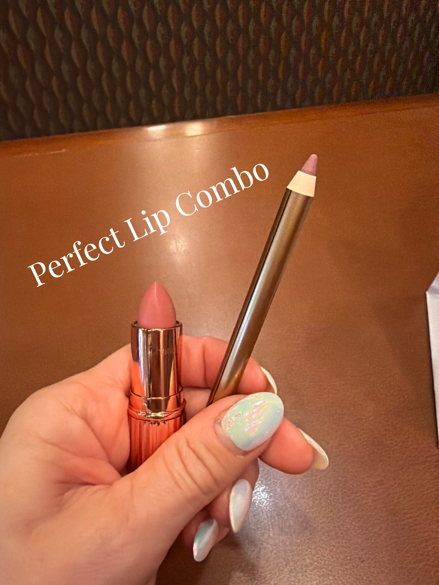 Favorite lip liner and lipstick by Charlotte Tilbury