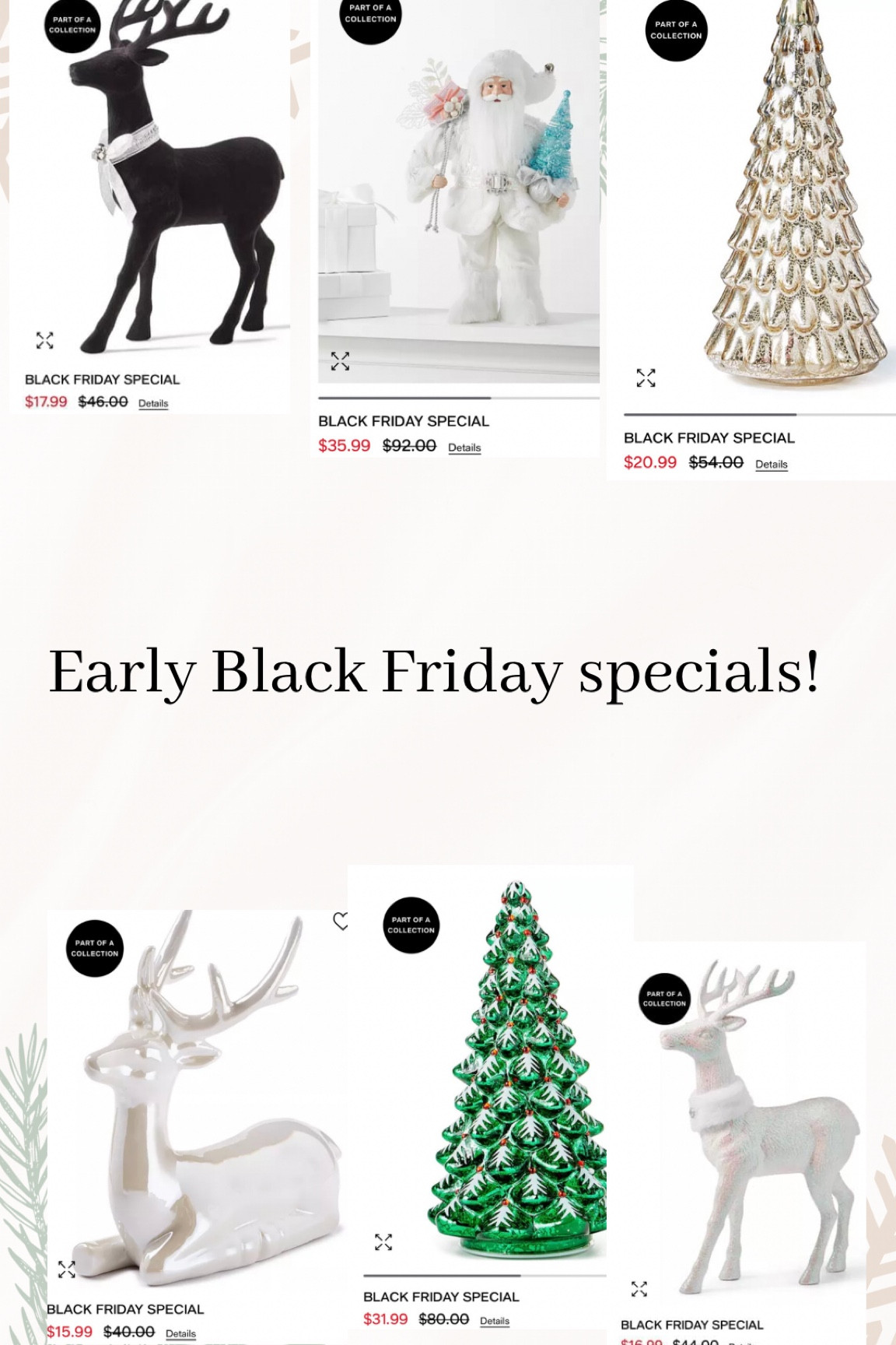  Black Friday deals. Christmas sale. Christmas decor  

#LTKSeasonal #LTKunder50 #LTKHoliday