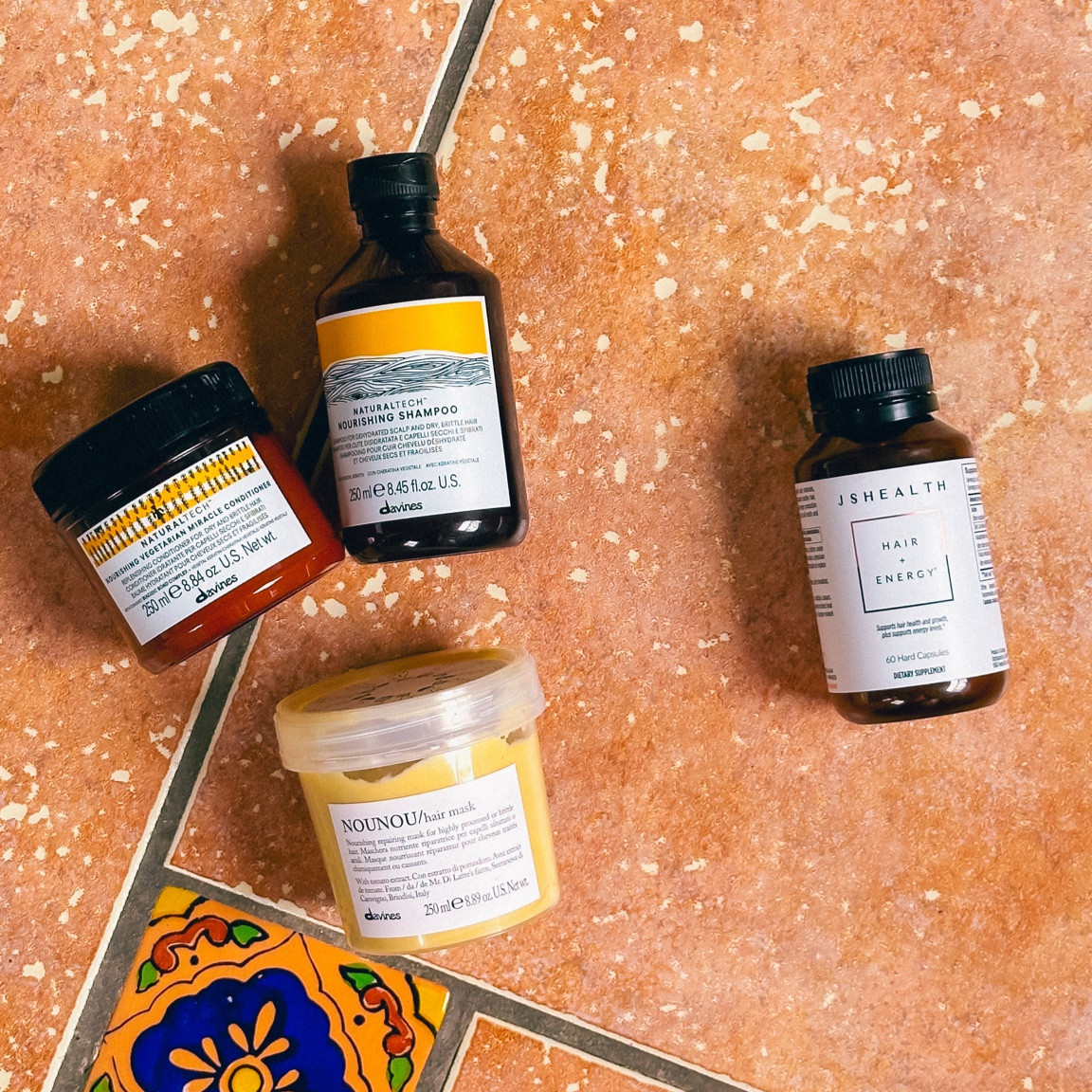 my hair healing combo for dry, damaged or bleached hair ✨ 

Hair care beauty repair shampoo conditioner mask nounou davines multivitamin hair vitamins 

#LTKbeauty