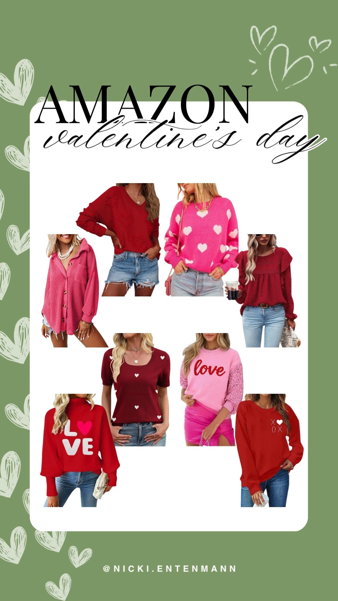 Spread the love with these adorable Valentine's Day sweaters! Perfect for cozy date nights or gift-giving. Check out my top picks on Amazon! #ValentinesDay #CozyFashion #GiftIdeas										 

 #LTKootd #LTKSeasonal #LTKBeauty