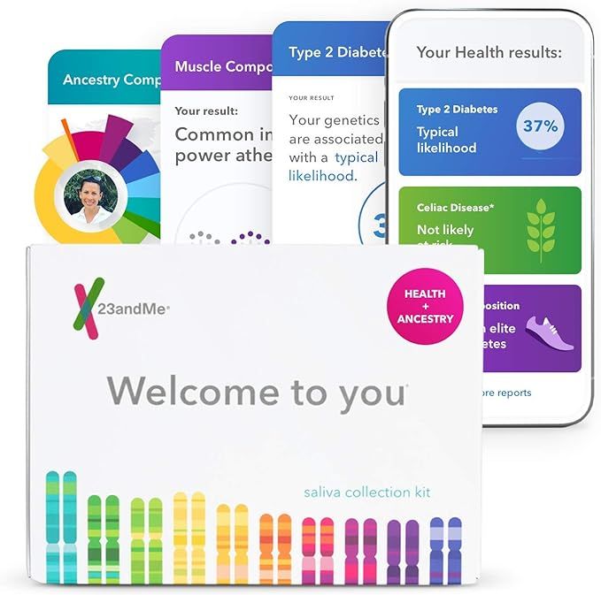 23andMe Health + Ancestry Service: Personal Genetic DNA Test Including Health Predispositions, Ca... | Amazon (US)