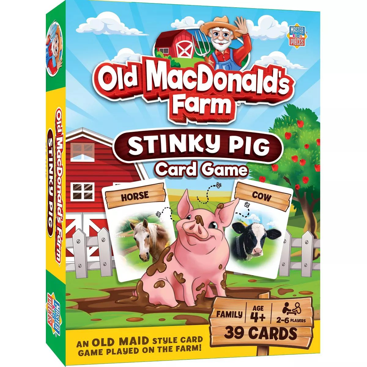 MasterPieces Kids Games - Old MacDonald's Farm - Stinky Pig Kids Card Game | Target