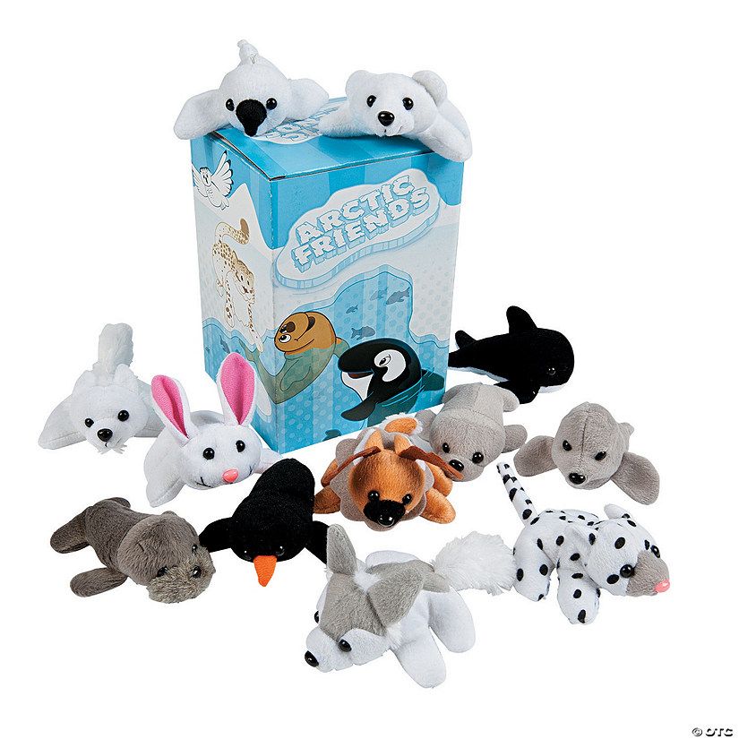 Mini Arctic Friends Stuffed Animal Assortment - 24 Pc. | Oriental Trading Company