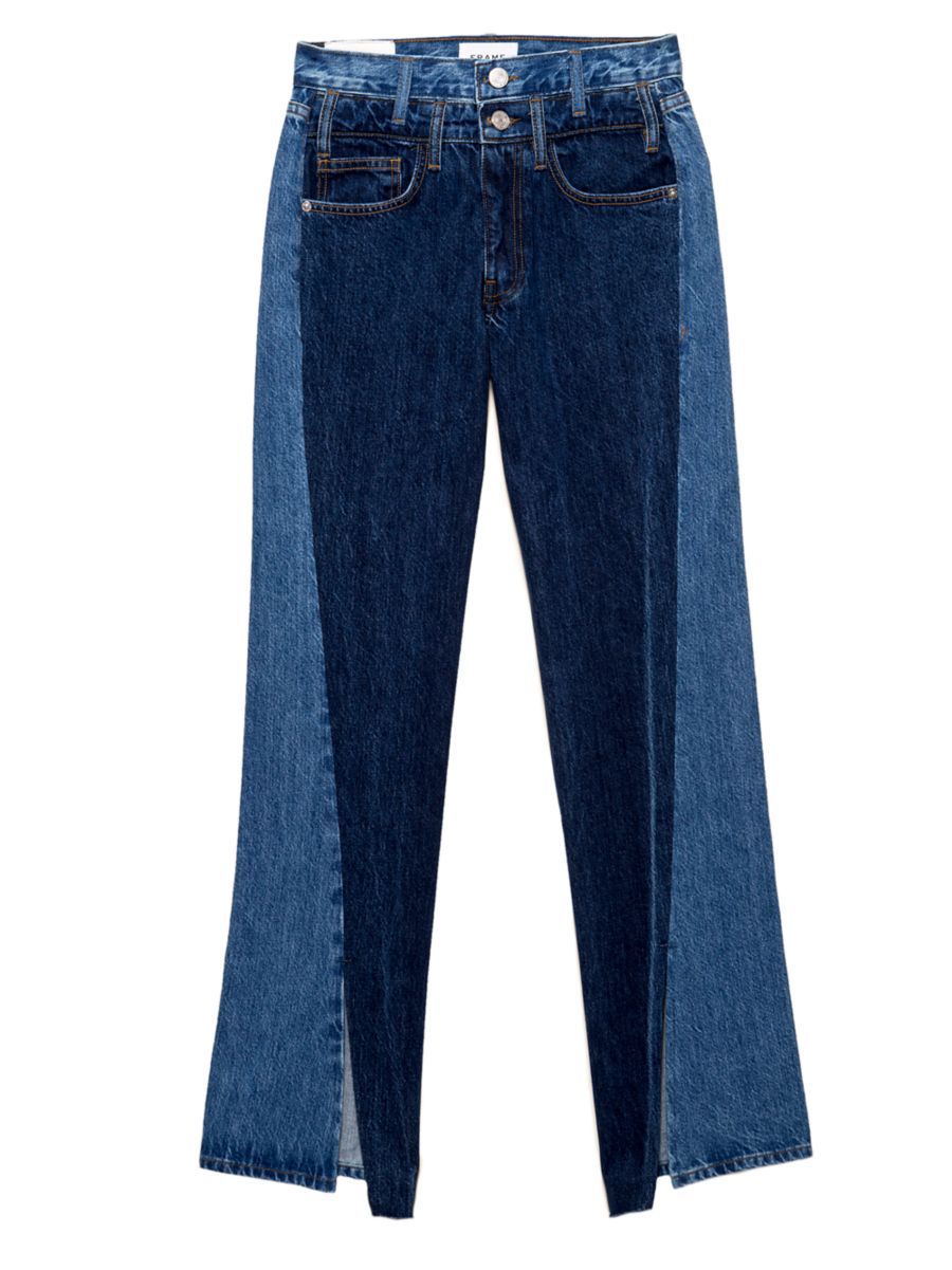 Le Jane Atelier Twisted Seam High-Rise Straight-Leg Jeans | Saks Fifth Avenue