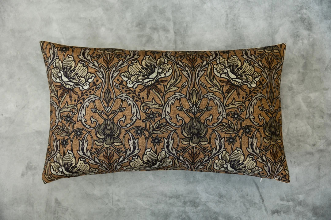 Moody Pillow Cover Moody Floral Pillow Vintage Style Pillow - Etsy | Etsy (US)