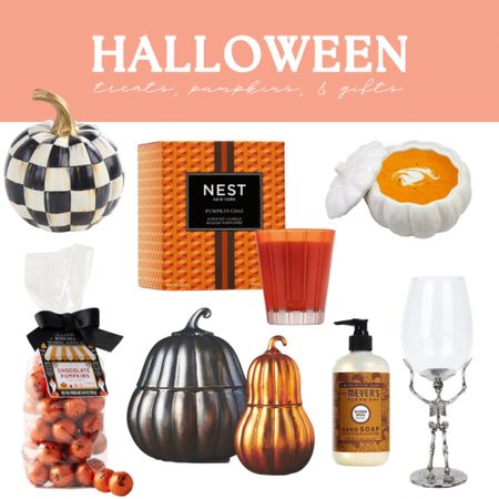 Halloween 2023! 
Skeleton Wine Glass, Pumpkin Candles, McKenzies child, Fall Gifts, Fall Hostess Gifts

#LTKSeasonal #LTKhome